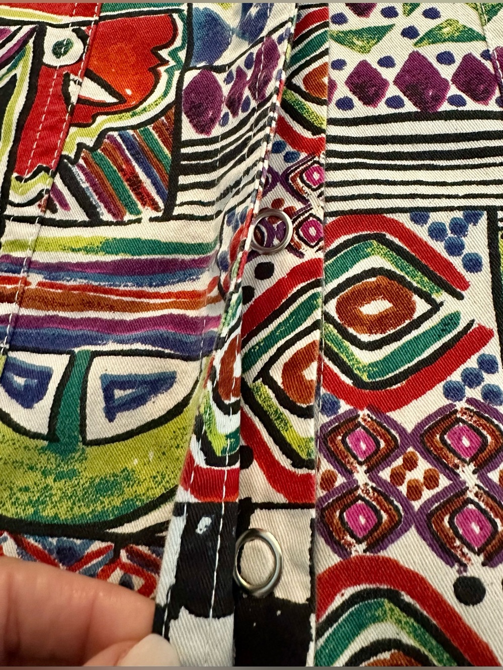 🌟 Chico's Multicolor Layering Jacket - Picture 2 of 8